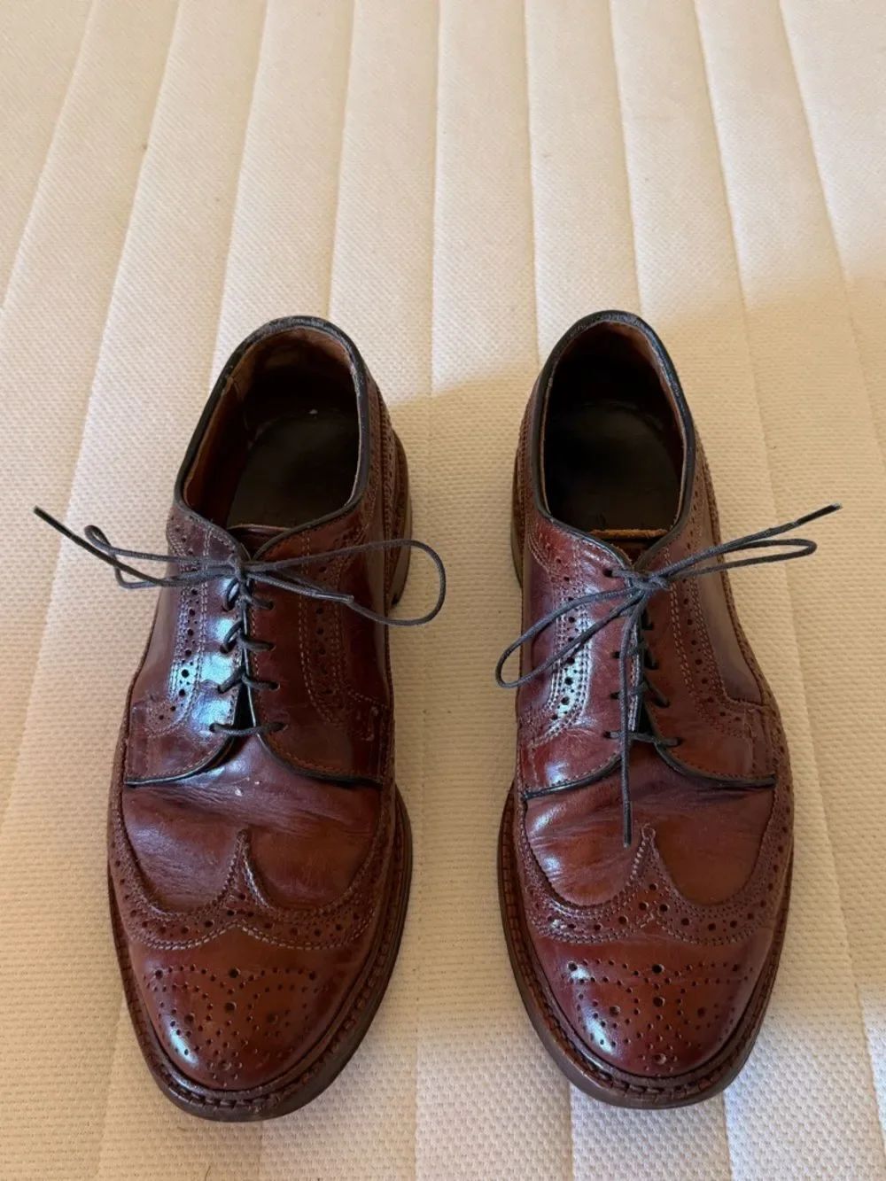 Allen Edmonds Men's Brown Leather Dress Shoes